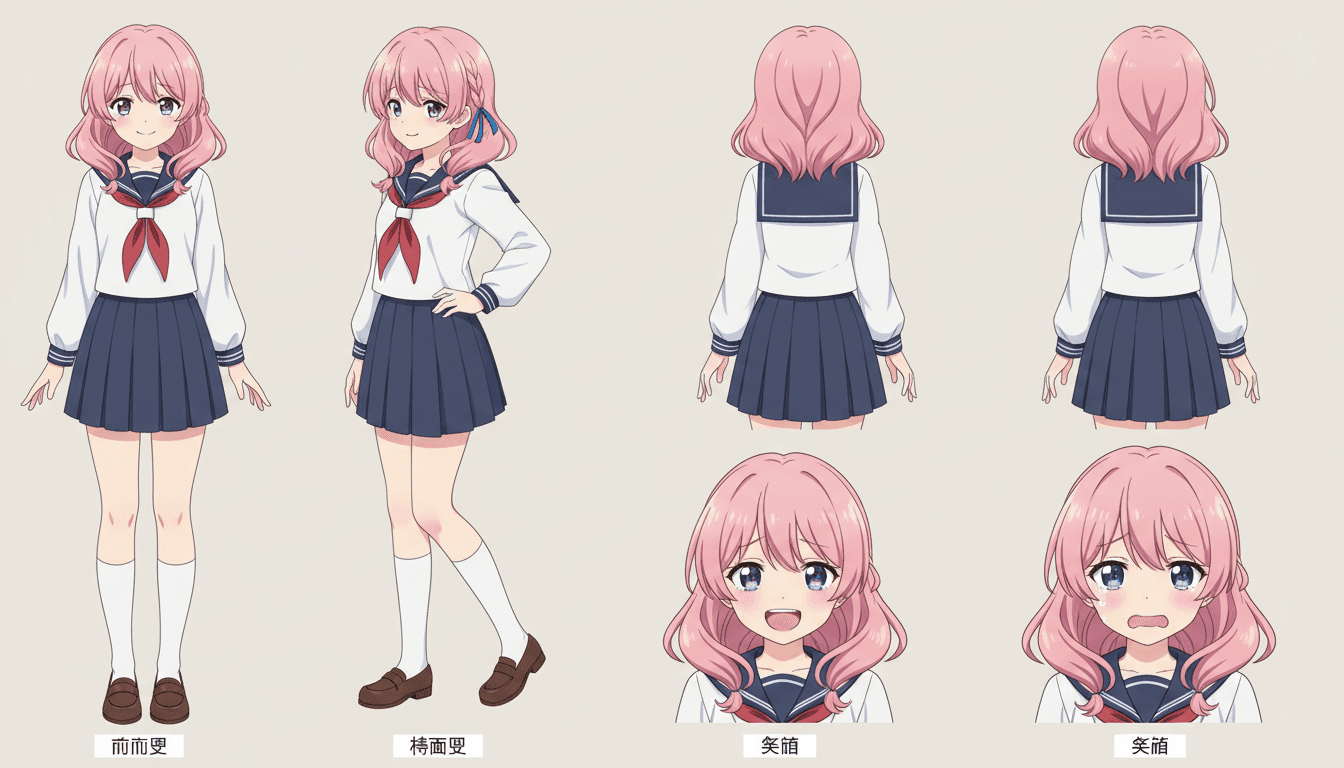 Consistent Anime Characters