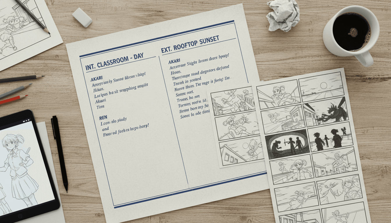AI Anime Screenplay