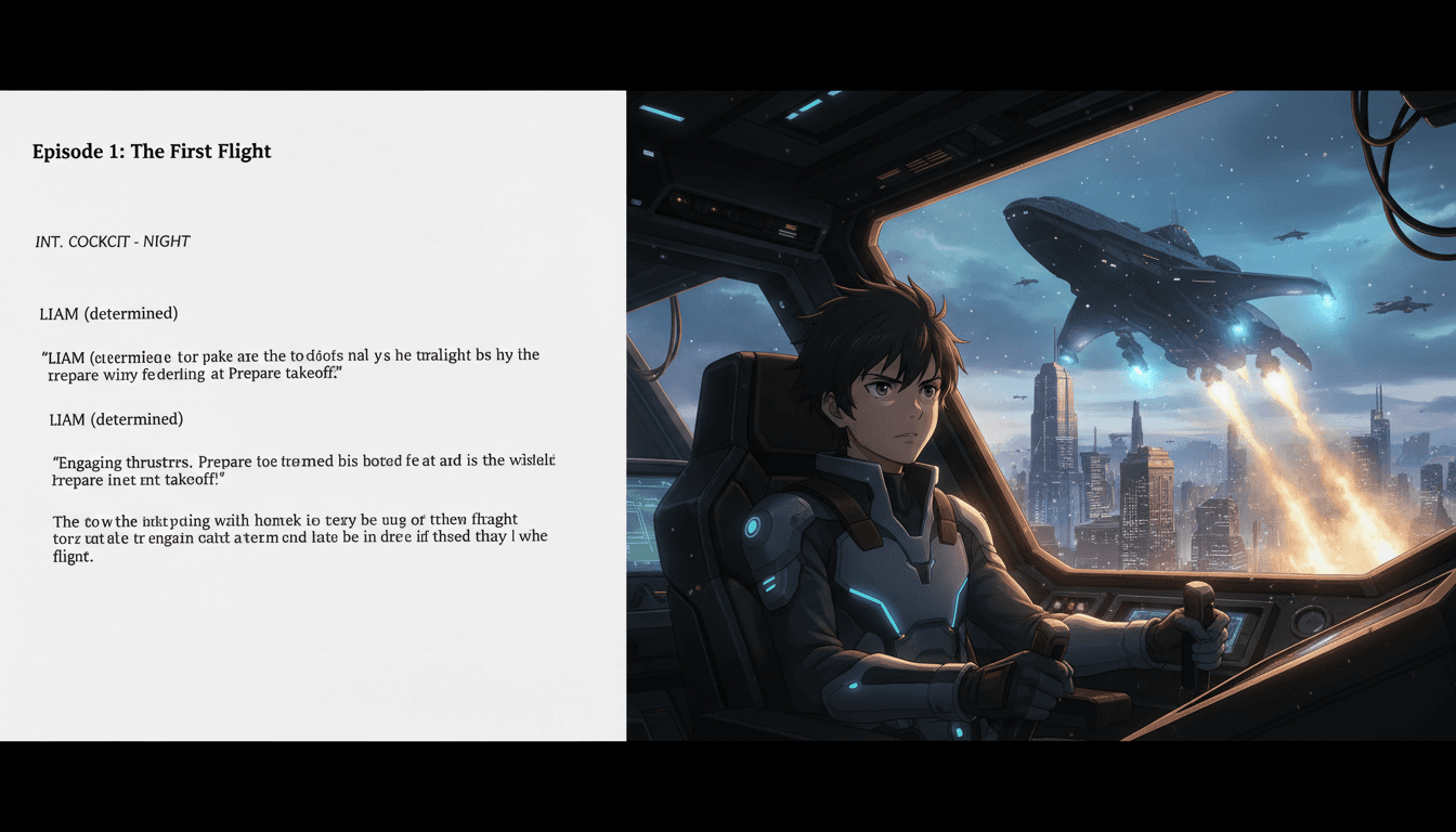 Script to Anime Video