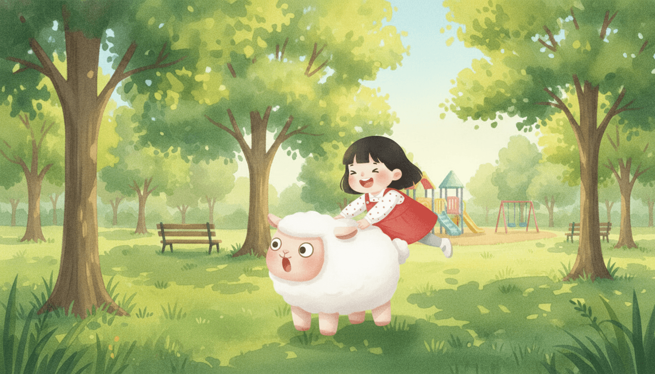 Adel and her sheep, storyboard scene 1